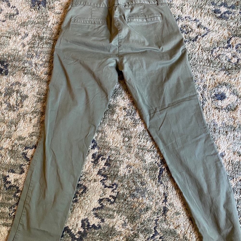 J Crew olive Frankie pants